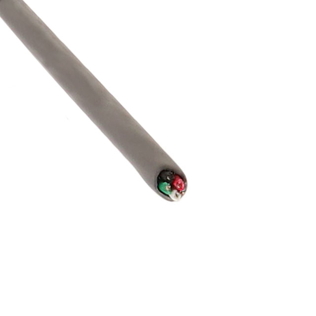 CABLE 2CON 25AWG SLATE SHLD 100'