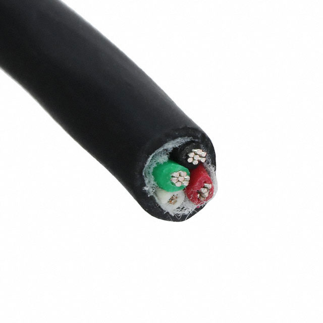 CABLE 4COND 20AWG BLACK 100'