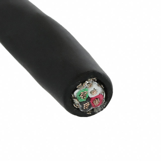 CABLE 4COND 16AWG BLK SHLD 100'