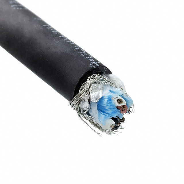MULTI-PAIR 4COND 24AWG BLK 100'
