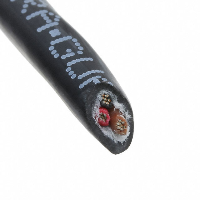 CABLE 3COND 18AWG BLACK 100'