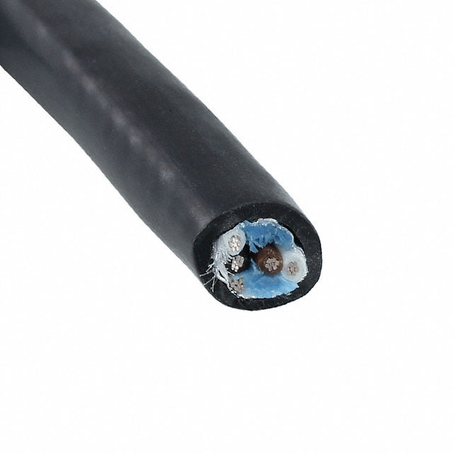 MULTI-PAIR 4COND 22AWG BLK 1000'