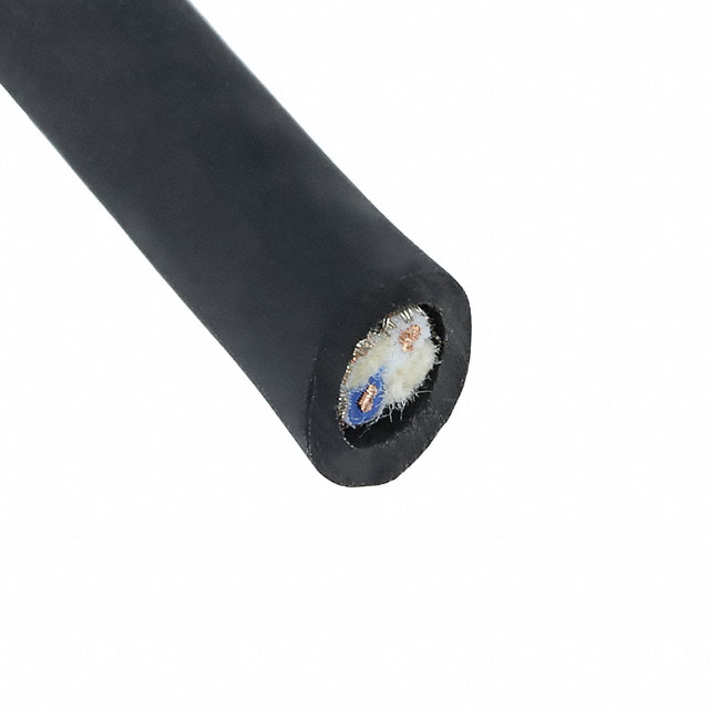 CABLE 2COND 36AWG BLACK SHLD