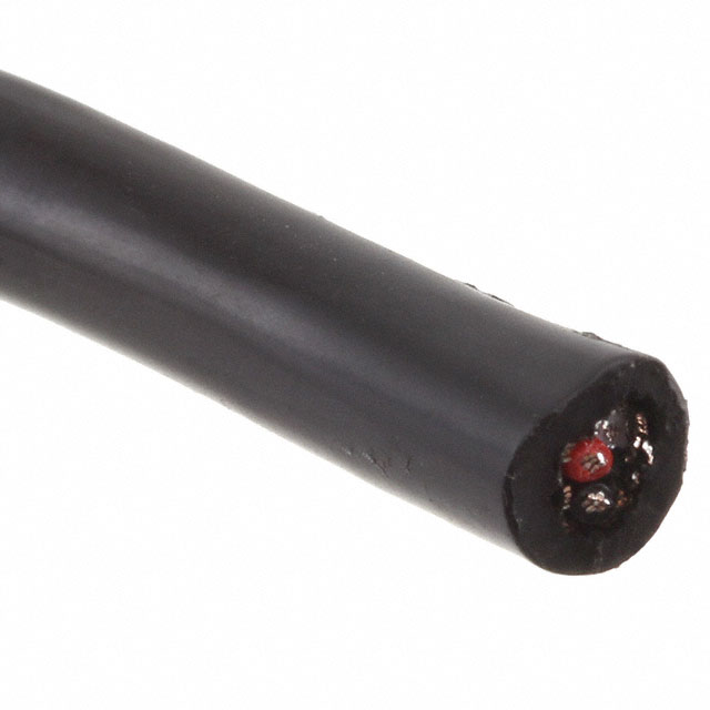 CABLE 4COND 24AWG/28AWG BLK 25'