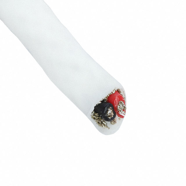 CABLE 3CON 24AWG WHT SHLD 100'