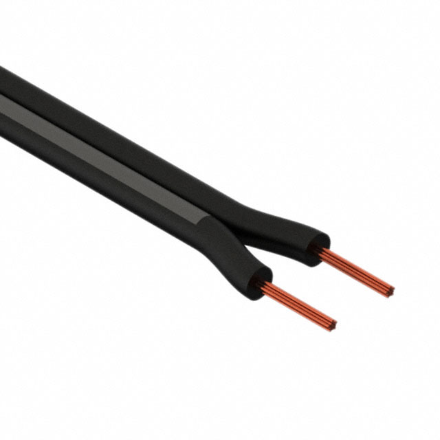 CABLE 2COND 24AWG BLACK 152M