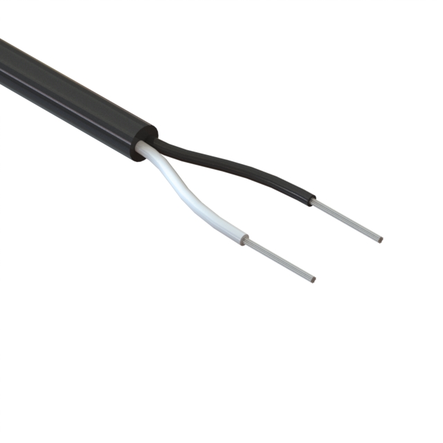 CABLE 2COND 22AWG BLACK 30M