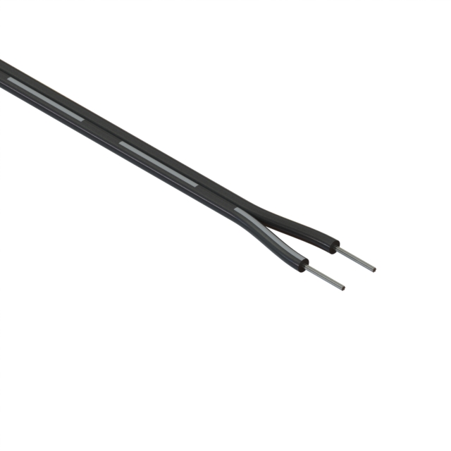 CABLE 2COND 26AWG BLACK 5M