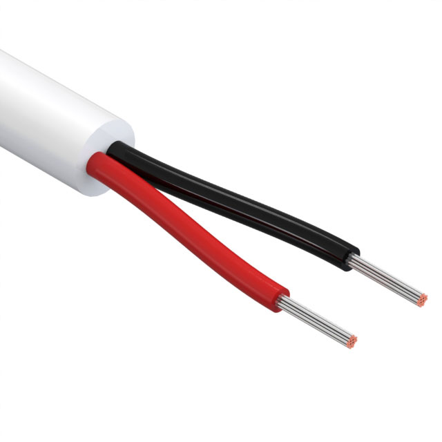 CABLE 2COND 22AWG WHITE 152M