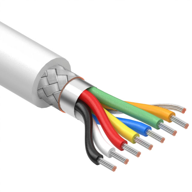 CABLE 7CON 20AWG WHT SHLD 502'
