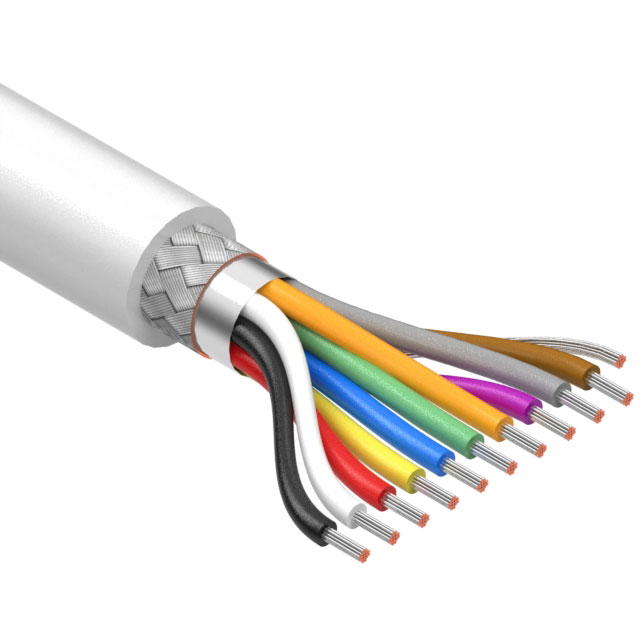 CABLE 10COND 20AWG WHT SHLD 502'