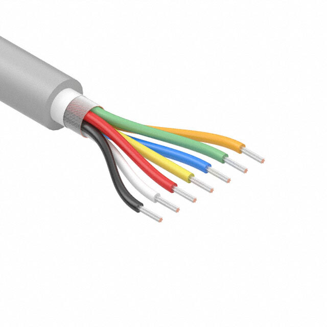 CABLE 7COND 26AWG GRAY SHLD