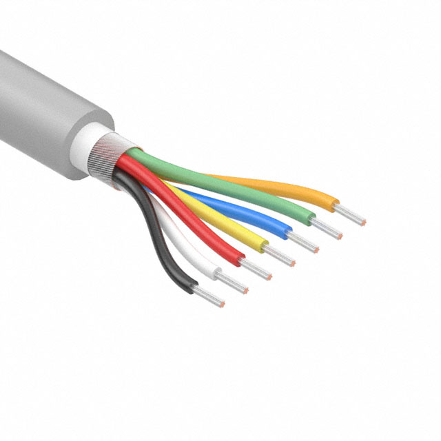 CABLE 7COND 32AWG GRAY SHLD