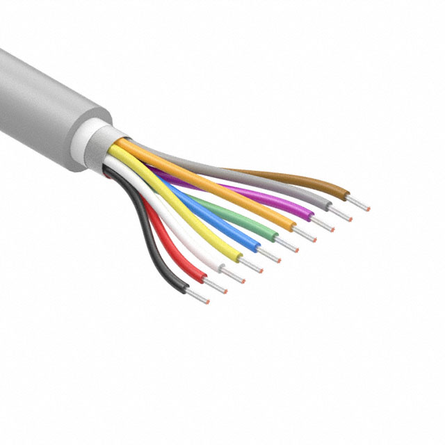 CABLE 10COND 28AWG GRAY SHLD