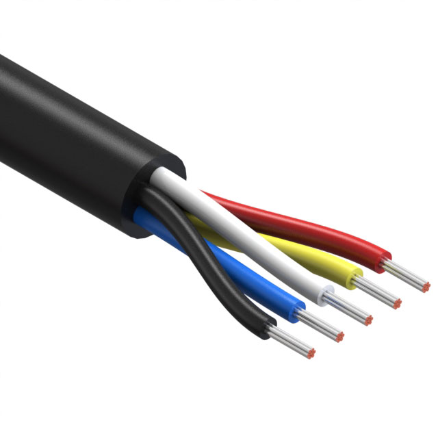 CABLE 5COND 18AWG BLACK