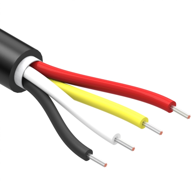 CABLE 4COND 26AWG BLACK