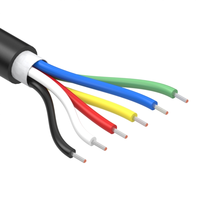 CABLE 6COND 26AWG BLACK
