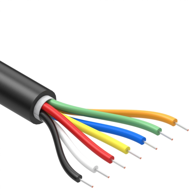 CABLE 7COND 32AWG BLACK