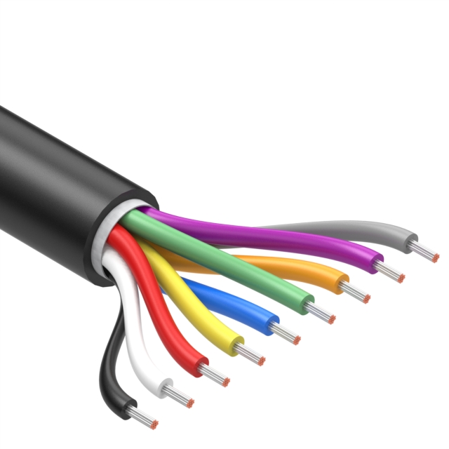 CABLE 9COND 22AWG BLACK