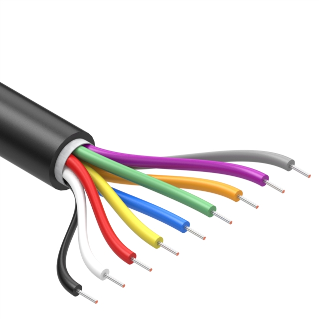 CABLE 9COND 28AWG BLACK