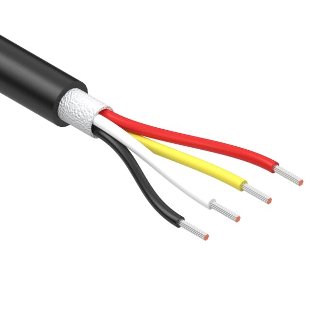 CABLE 4COND 20AWG BLACK 30M