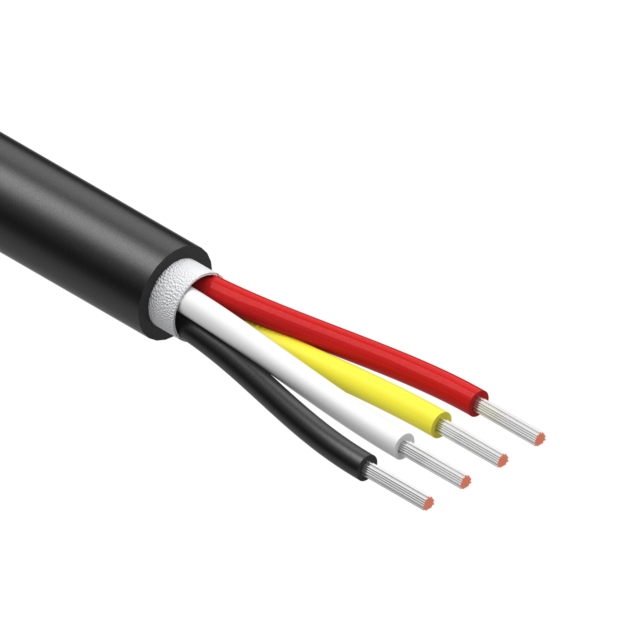 CBL 4CON 24AWG BLK BIO METER