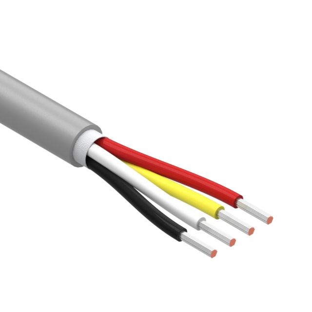 CBL 4CON 20AWG GRY BIO