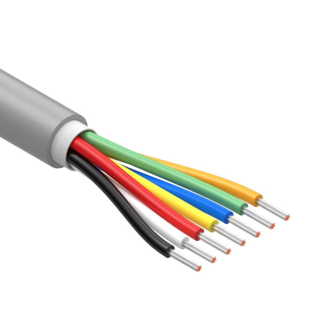 CBL 7CON 32AWG GRY BIO