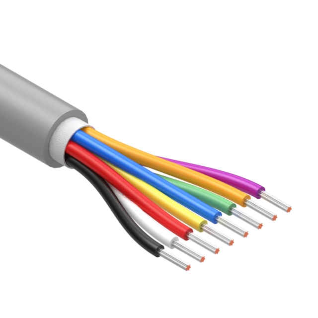 CBL 8CON 26AWG GRY BIO
