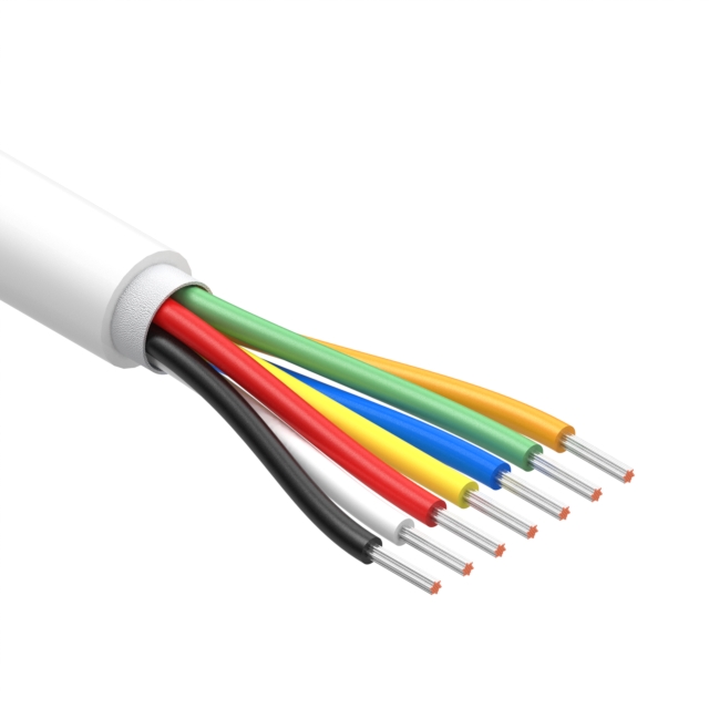 CBL 7CON 26AWG WHT BIO