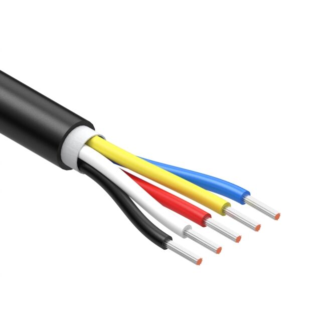CABLE 5COND 24AWG BLACK TPU