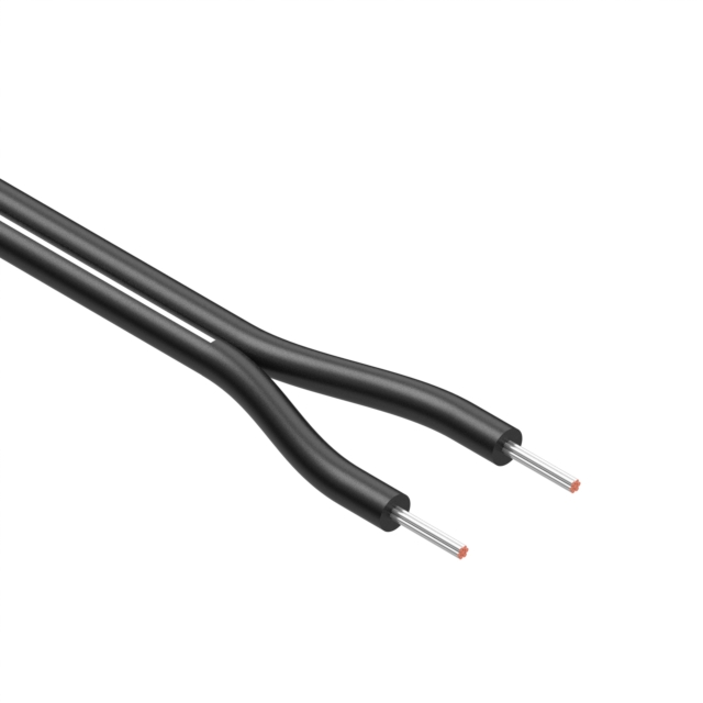 CABLE 2COND 30AWG BLACK