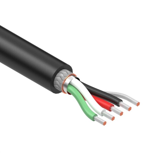 CBL 4COND 20AWG BLK SHLD METER