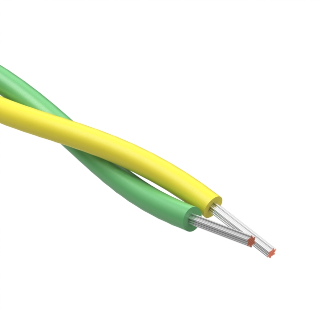 CABLE 2COND 22AWG YELLOW/GREEN