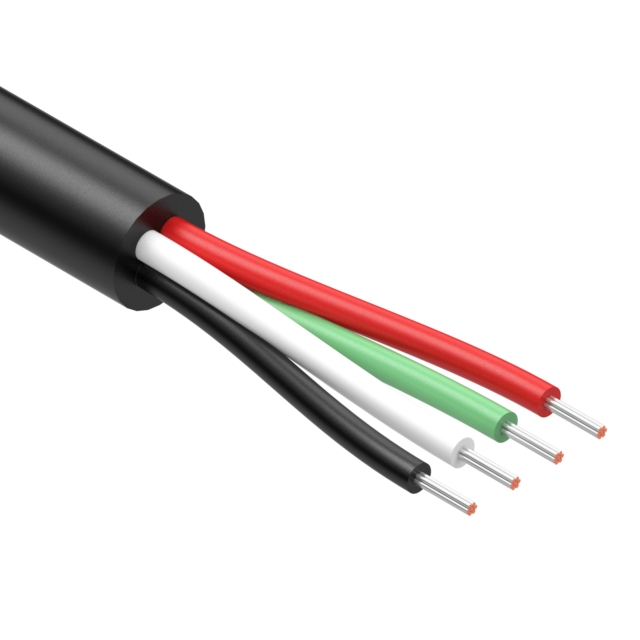 CABLE 4COND 26AWG BLACK