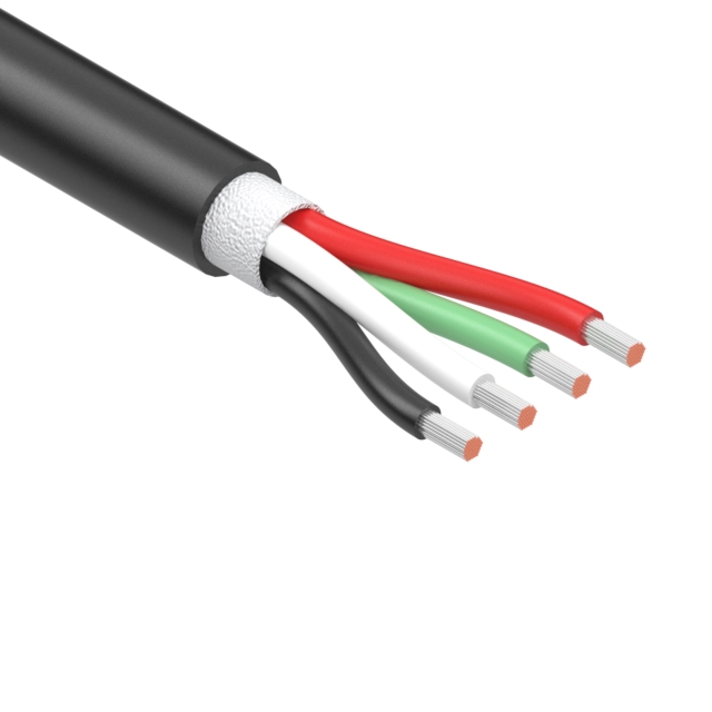 CABLE 4COND 18AWG BLACK
