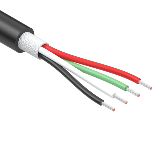 CABLE 4COND 28AWG BLACK