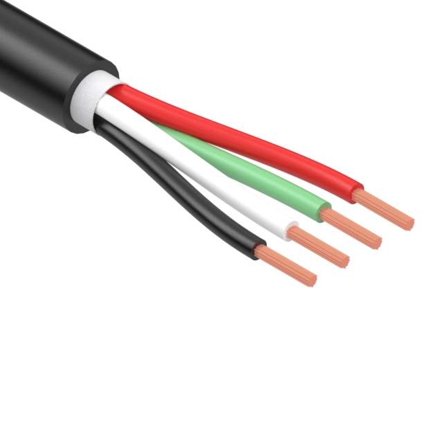 CABLE 4COND 20AWG BLACK