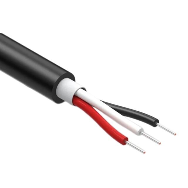 CABLE 3COND 30AWG BLACK TPU