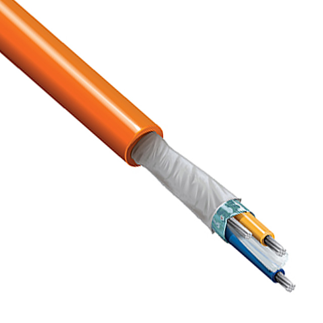 CABLE 2COND 18AWG ORG SHLD