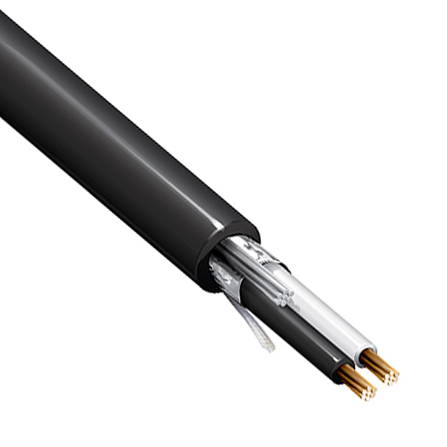CABLE 2COND 16AWG BLK SHLD