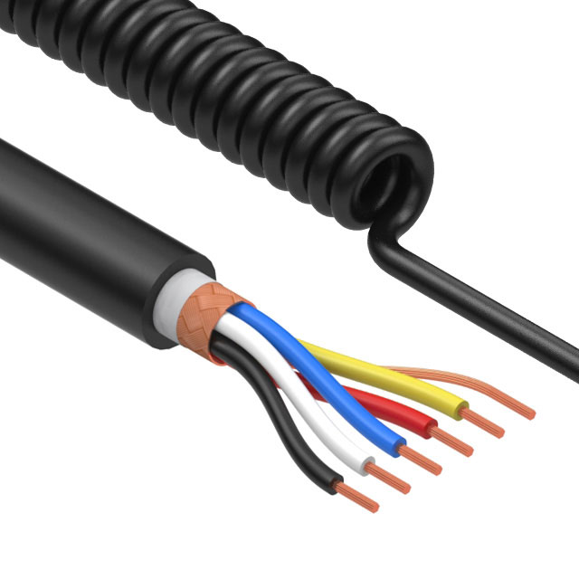 CBL COIL SHLD 5C 22AWG 2230MM
