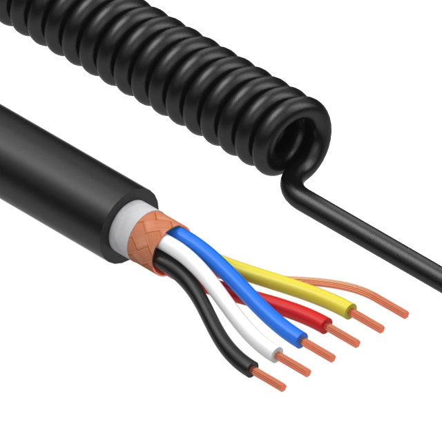 CBL COIL SHLD 5C 26AWG 1115MM