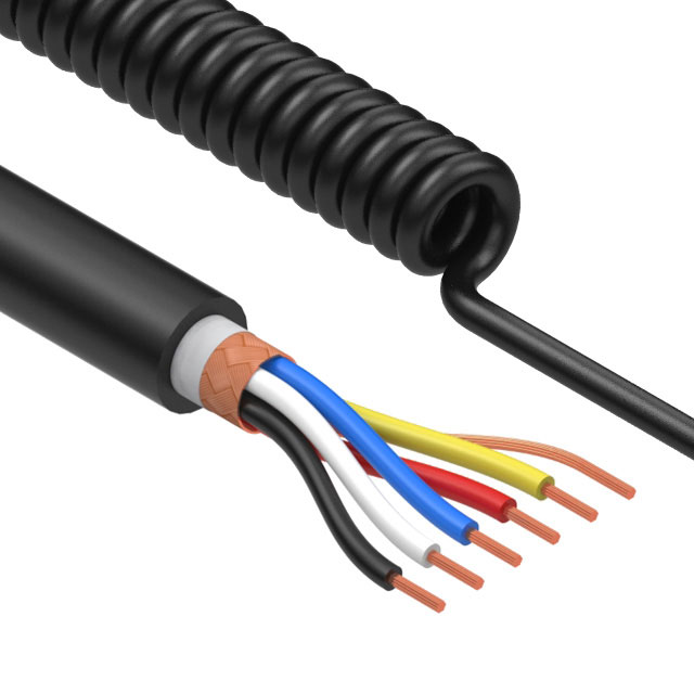 CBL COIL SHLD 5C 26AWG 2230MM