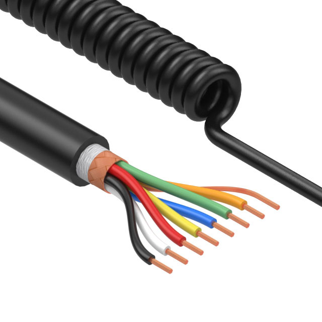 CBL COIL SHLD 7C 18AWG 2230MM