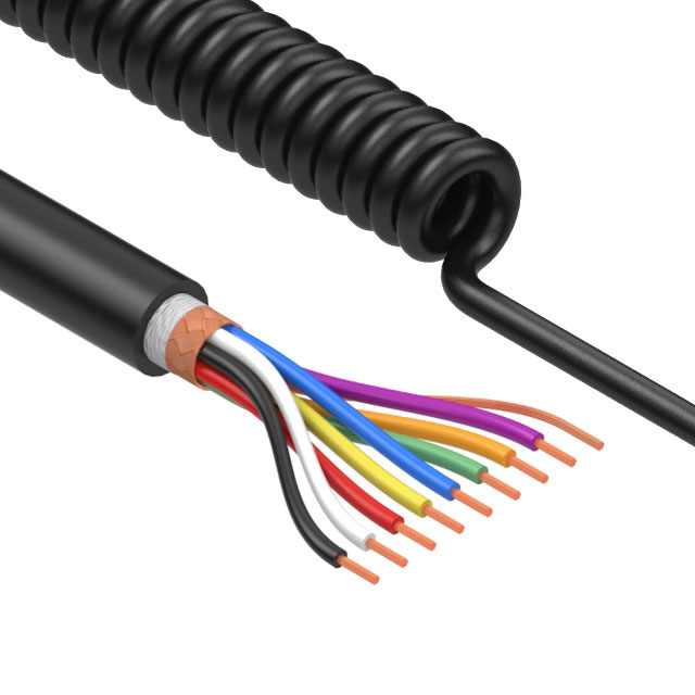 CBL COIL SHLD 8C 18AWG 2230MM