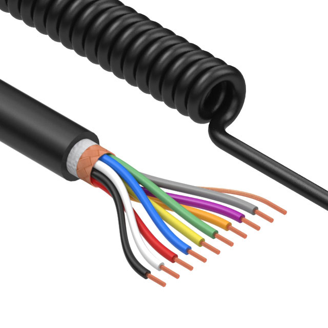 CBL COIL SHLD 9C 18AWG 2230MM