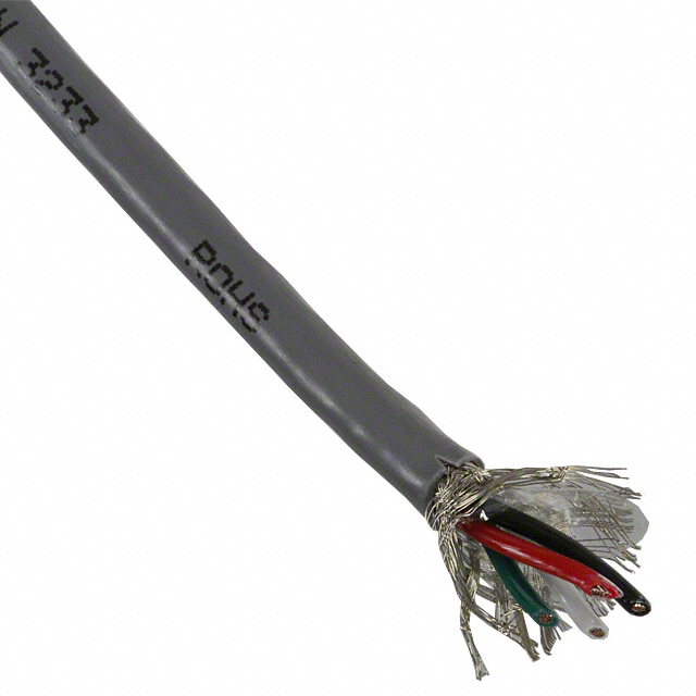 CABLE 4CON 20AWG SLATE SHLD 500'