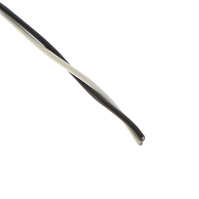 CABLE 2COND 22AWG BLK/WHITE FOOT