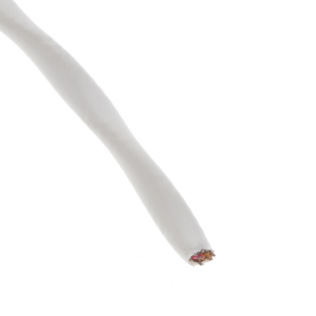 CABLE 2CON 24AWG WHT SHLD 100'